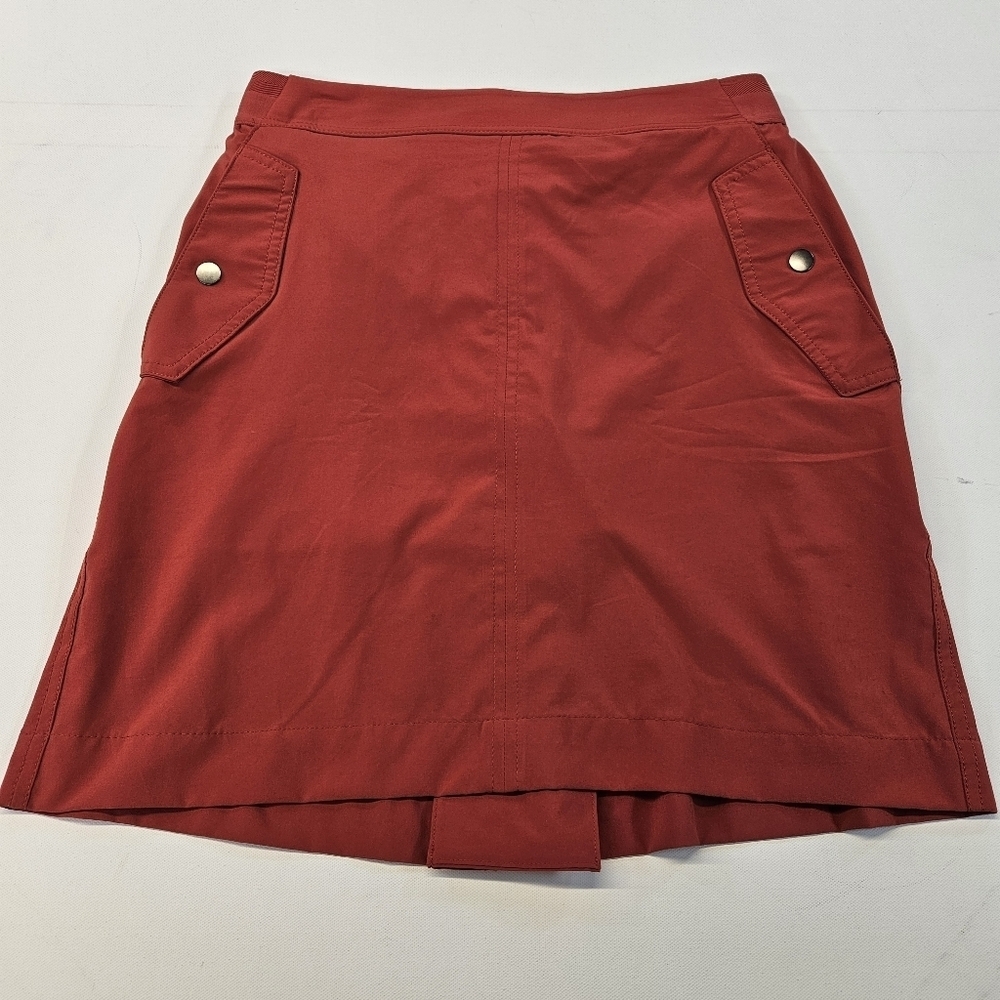 Athleta  Skort Skirt Womens Size 6 Burgandy Stretch Athletic
